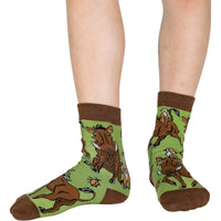 Red Panda, Skunk and Warthogs Kids Socks