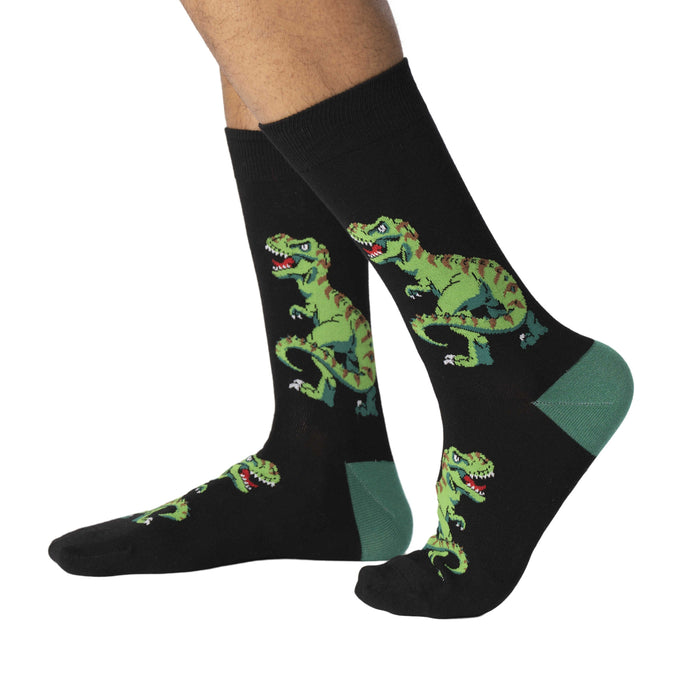 Men's Big & Tall Tyrannosaurus Rex Socks