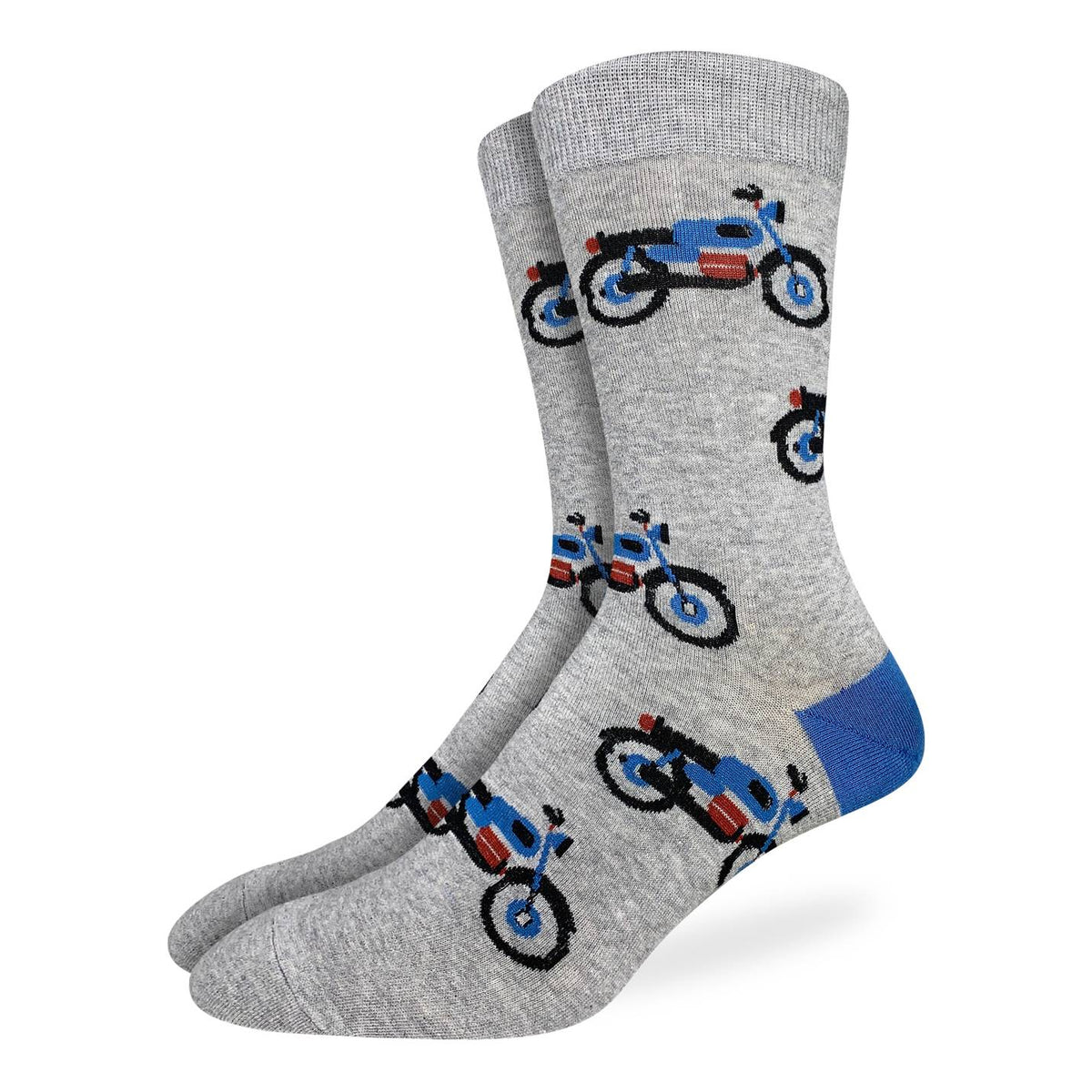 Men's Gray Motorcycle Socks