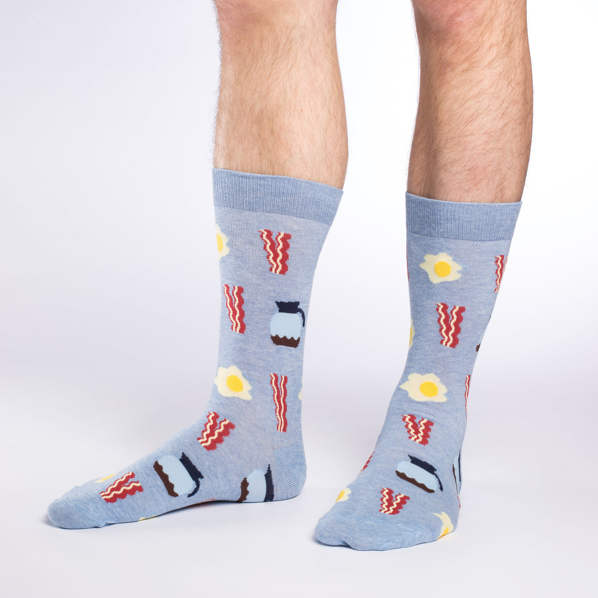 Men's Big & Tall Bacon & Eggs Socks