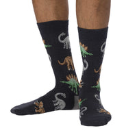 Men's Big & Tall Jurassic Dinosaurs Socks