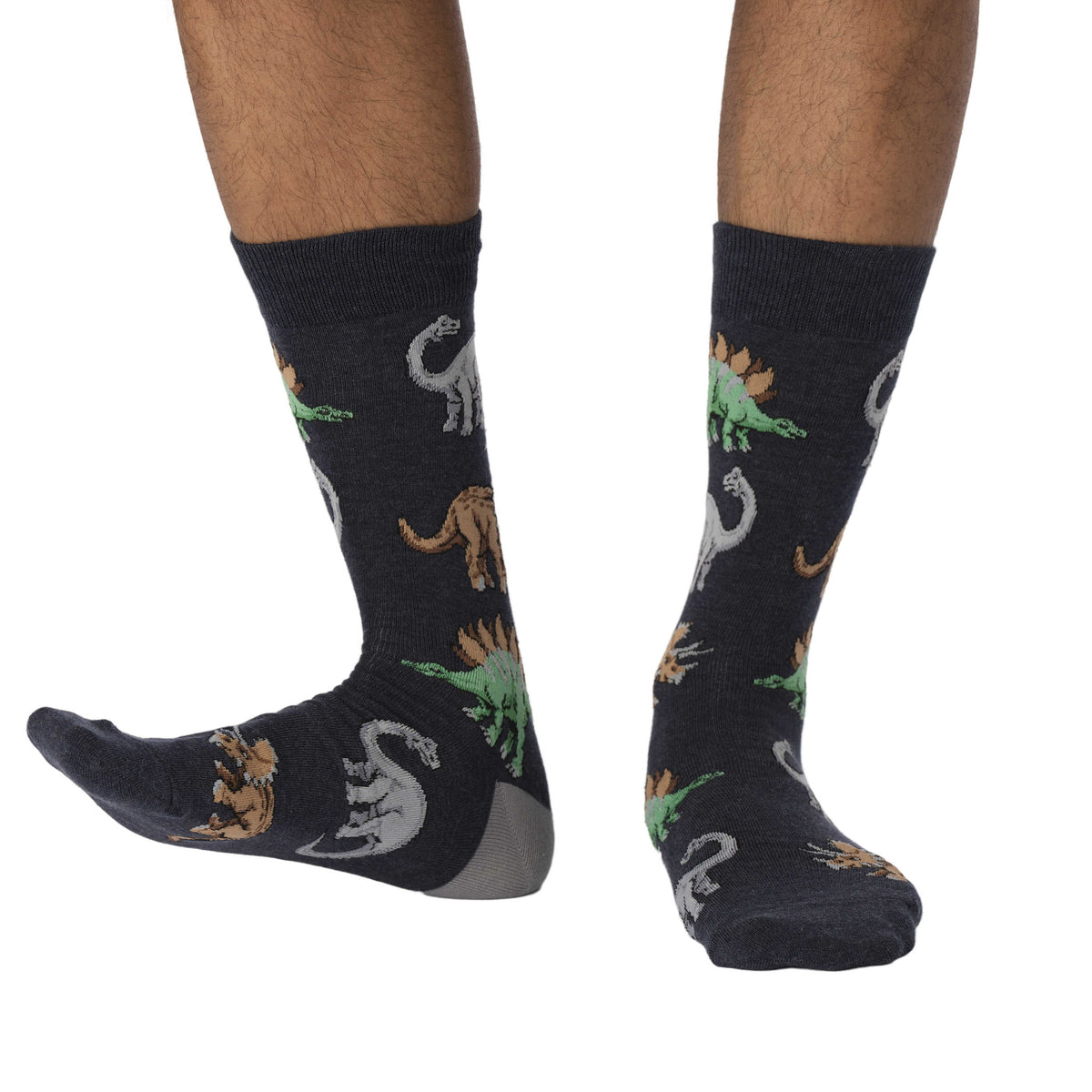 Men's Big & Tall Jurassic Dinosaurs Socks