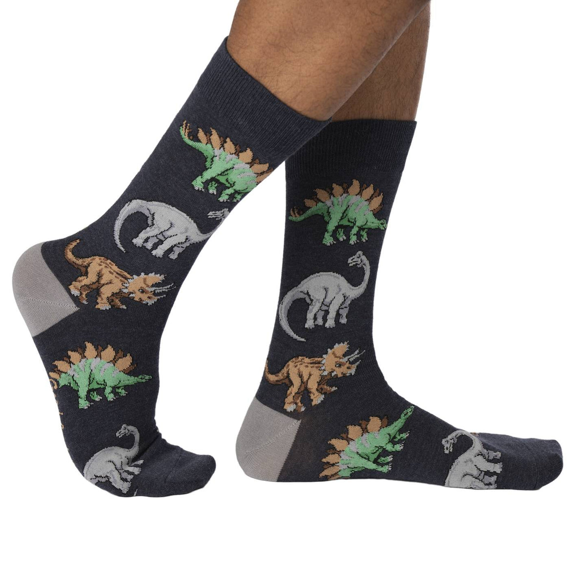 Men's Big & Tall Jurassic Dinosaurs Socks