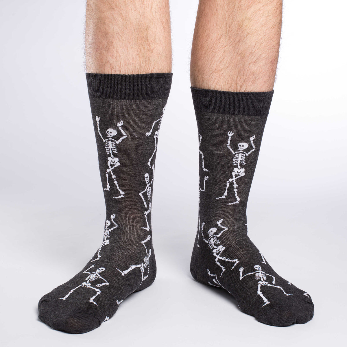 Men's Dancing Skeleton Halloween Socks