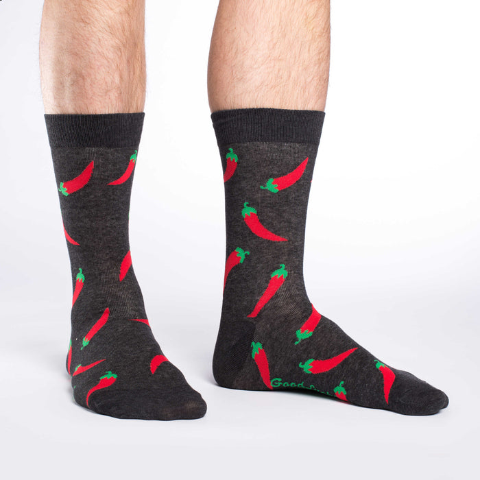 Men's Big & Tall Hot Peppers Socks