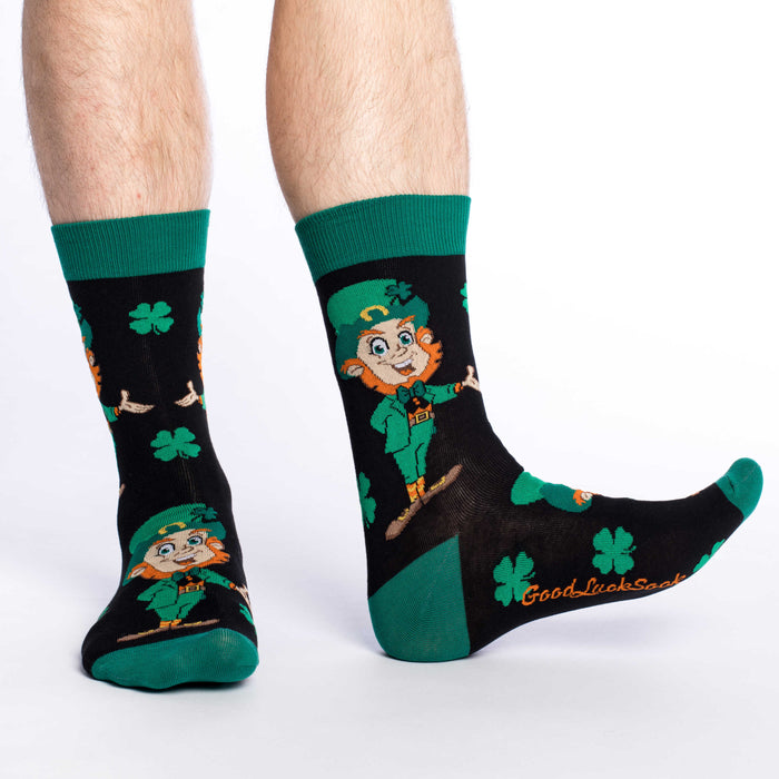 Men's Saint Patrick's Day Leprechaun Socks