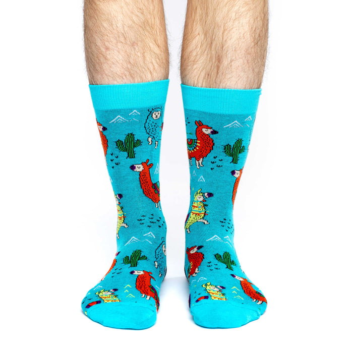 Men's Fun Llamas Socks