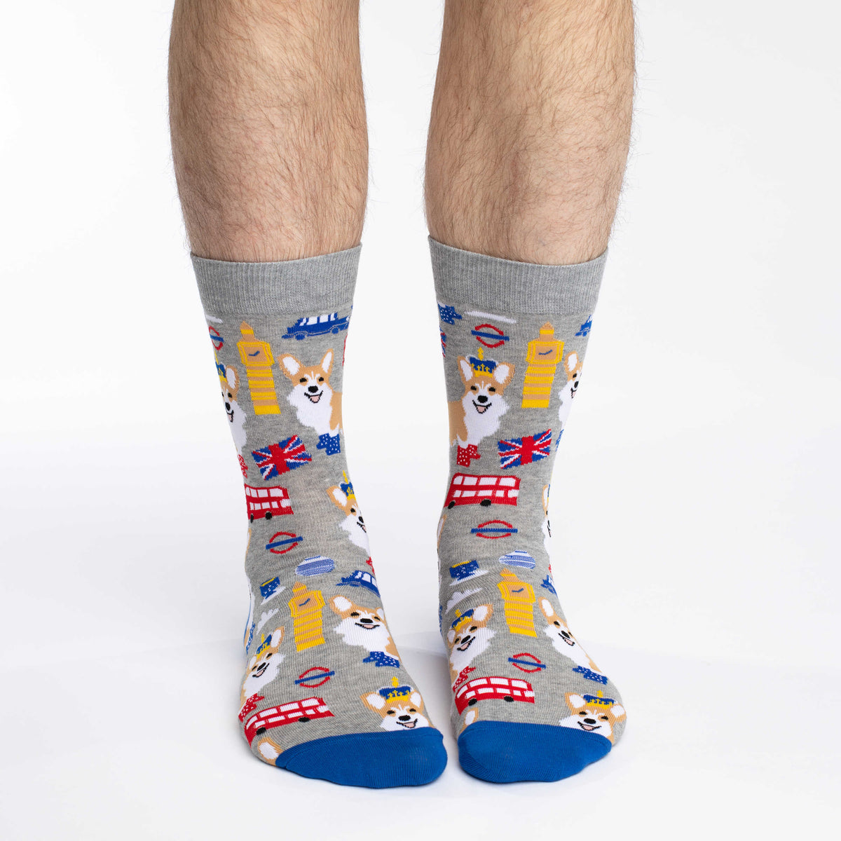 Men's Corgis in London Socks