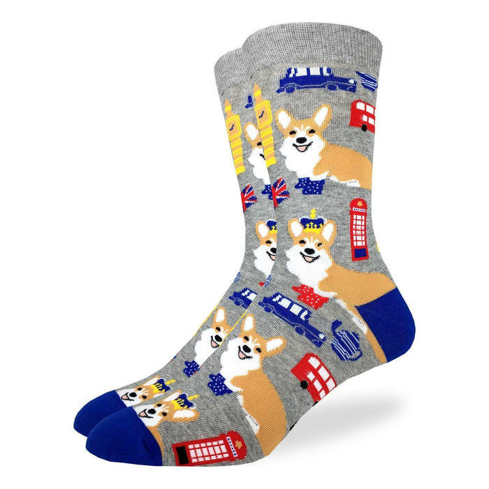Men's Corgis in London Socks