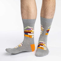 Men's Stack of Books Socks