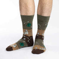 Men's Dinosaur Fossil Layers Socks