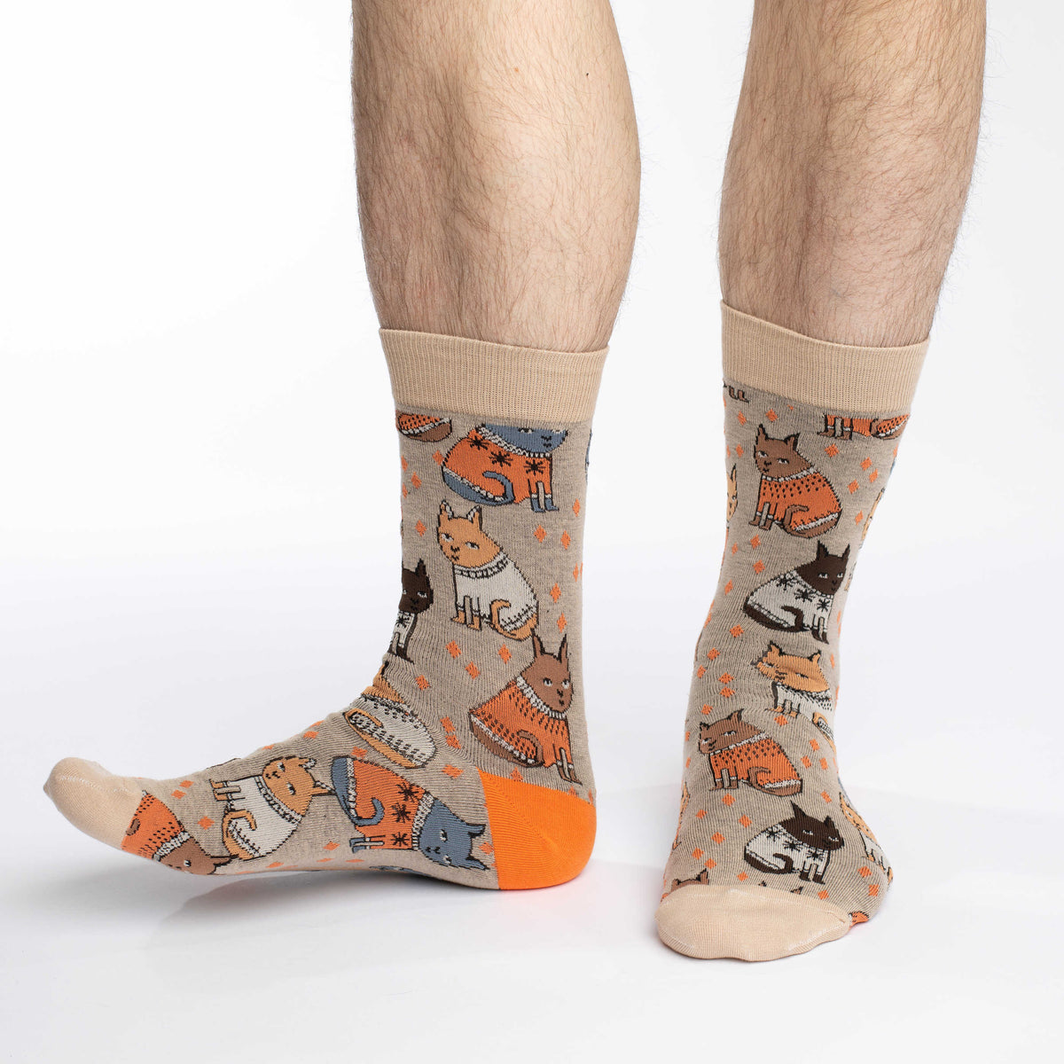 Men's Sweater Cats Socks