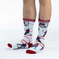 Men's Hockey, Red & Blue Socks