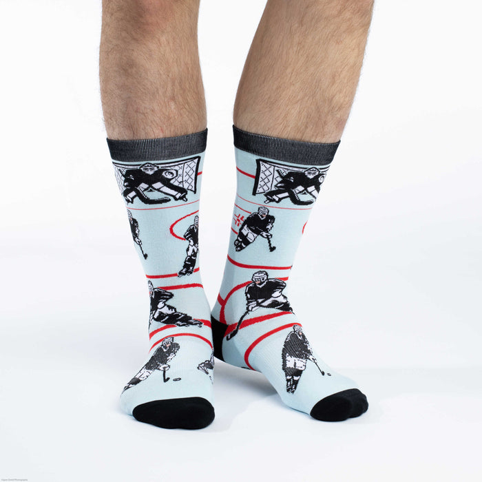 Men's Hockey, Black & White Socks