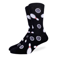 Men's Bowling, Black Socks