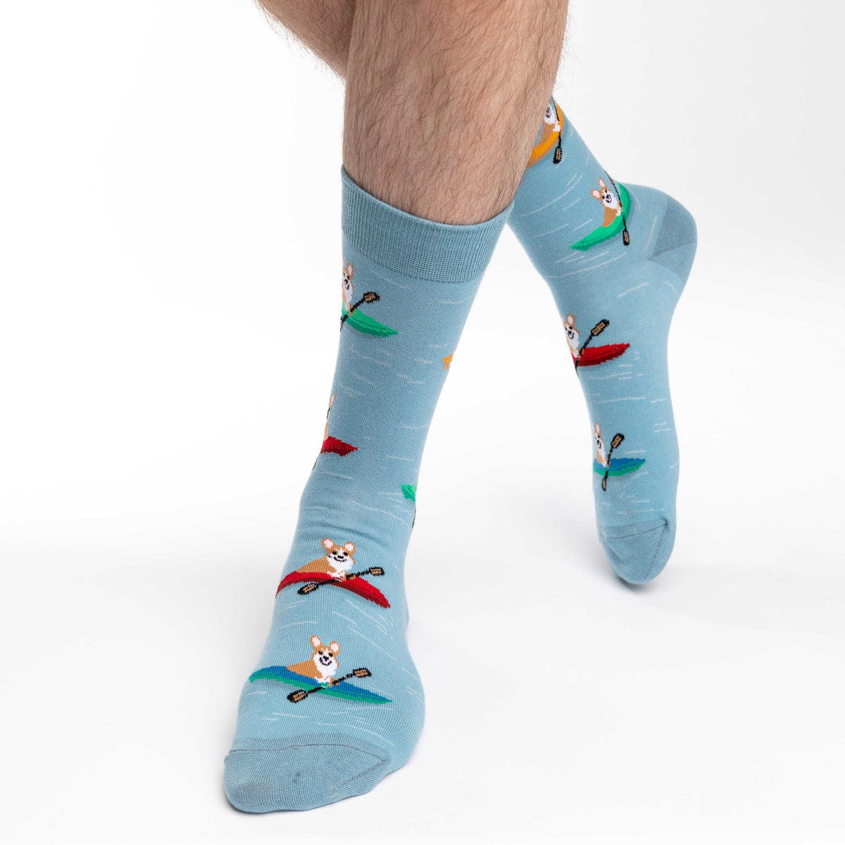 Men's Corgi Kayaking Socks