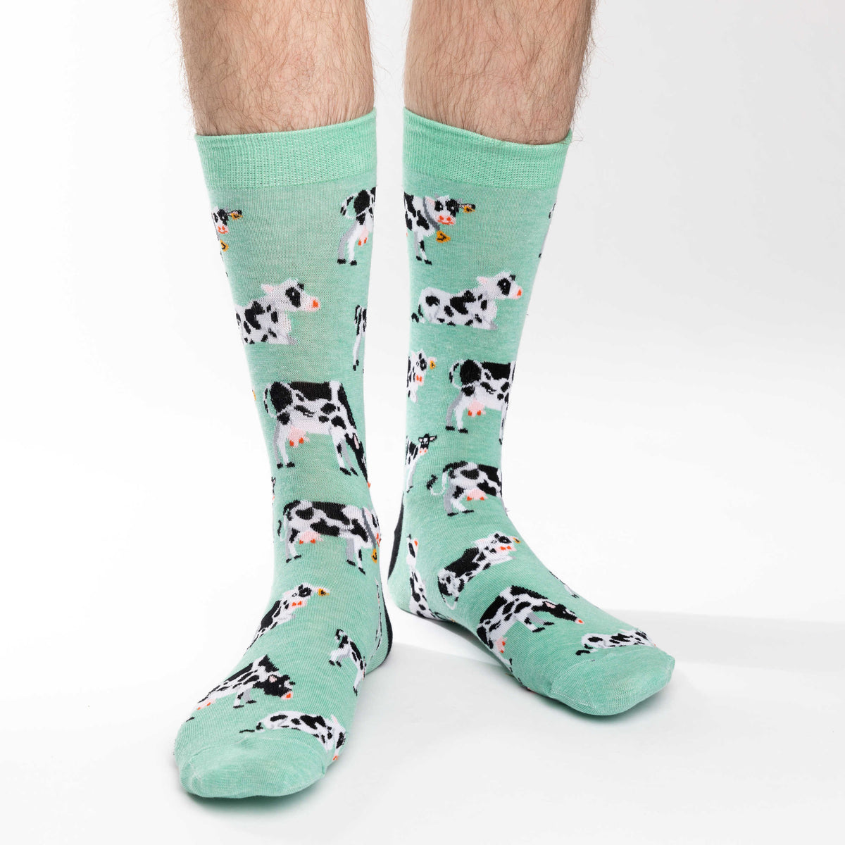 Men's Cows in a Field Socks