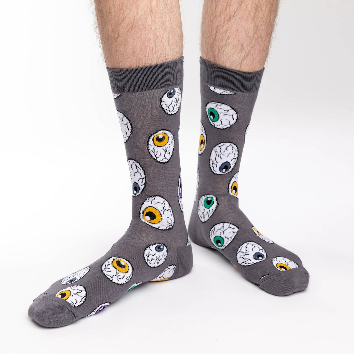 Men's Big & Tall Eyeballs Halloween Socks