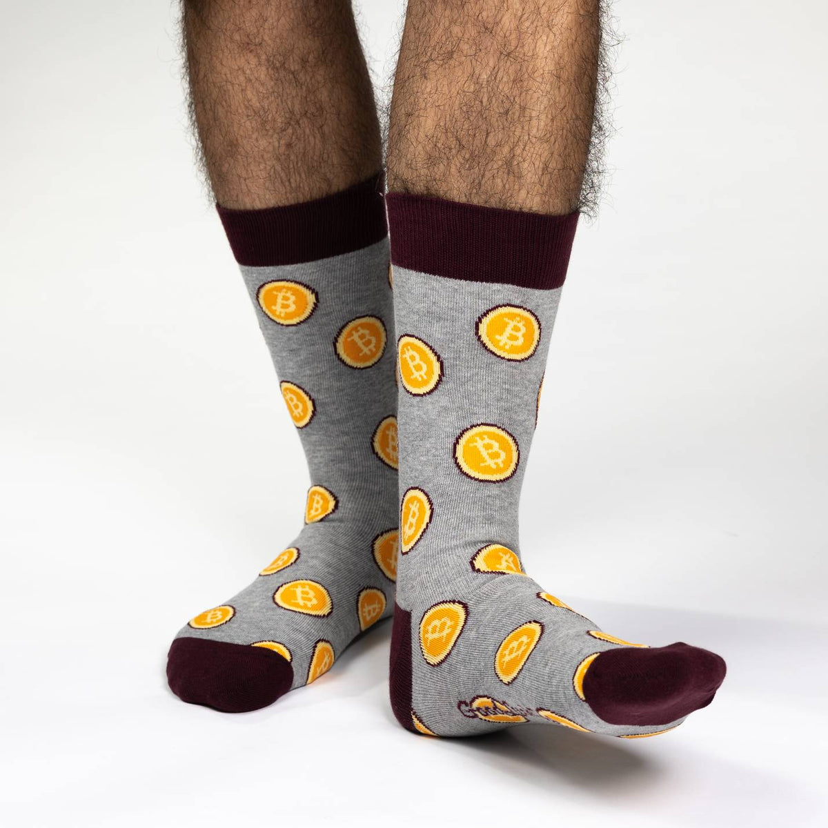 Men's Big & Tall Bitcoin Socks