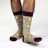 Men's Big & Tall Bitcoin Socks