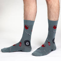 Men's Big & Tall Car Mechanic Socks