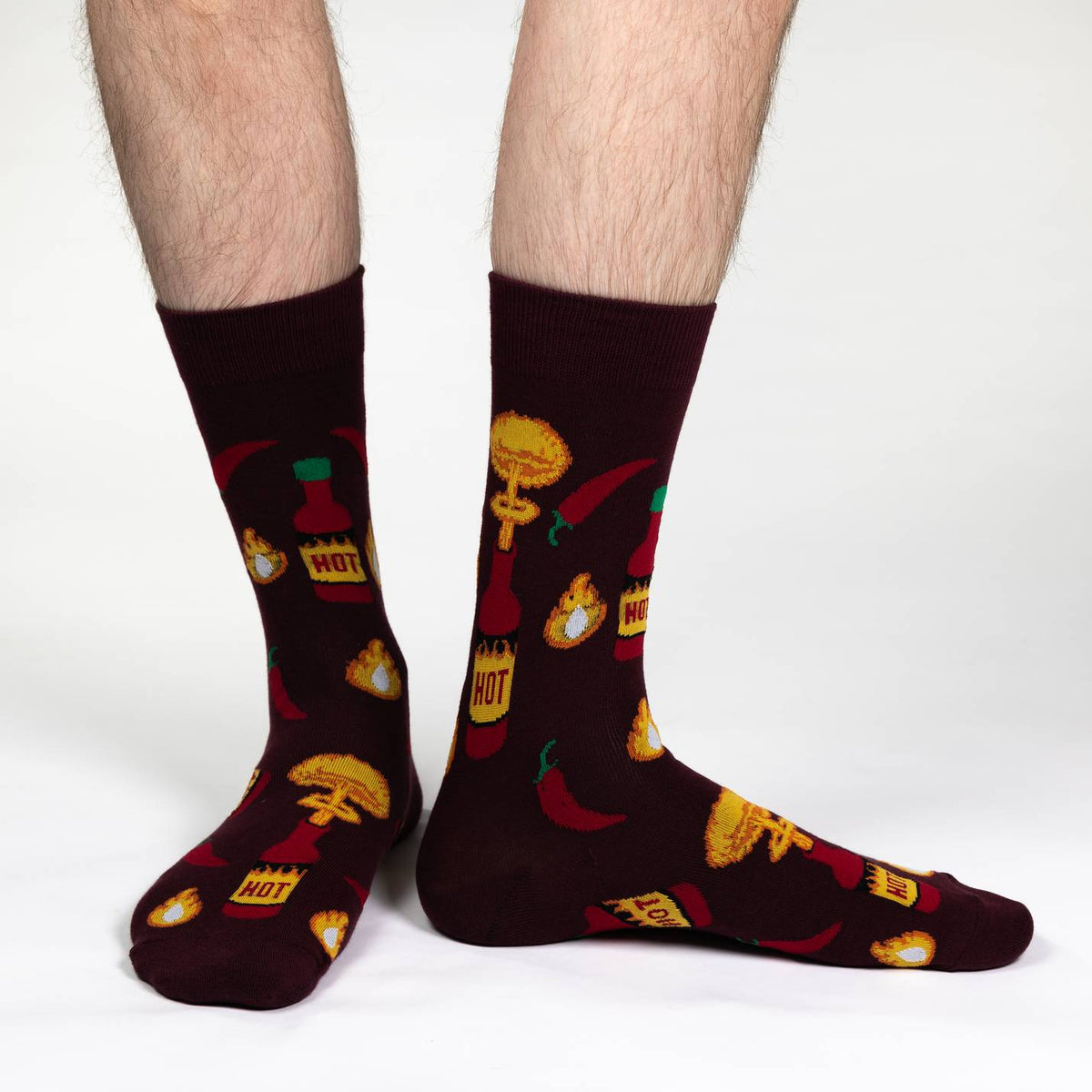 Men's Big & Tall Hot Sauce Socks