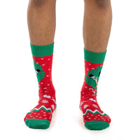 Men's Bob Ross, Christmas Socks