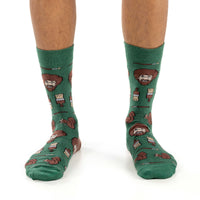 Men's Bob Ross, Faces Socks