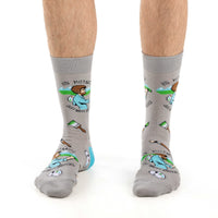 Men's Bob Ross, Happy Accident Socks