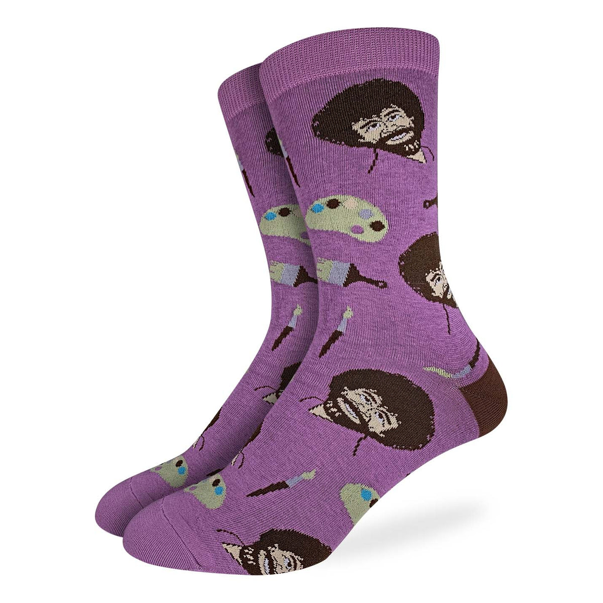 Men's Bob Ross, Paint Board Socks