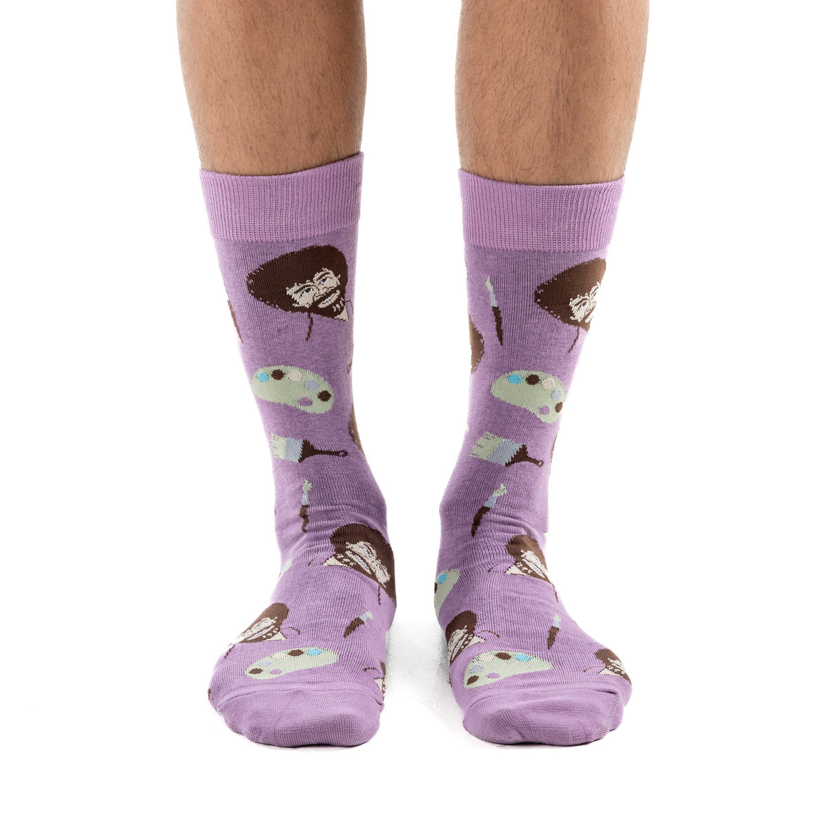 Men's Bob Ross, Paint Board Socks