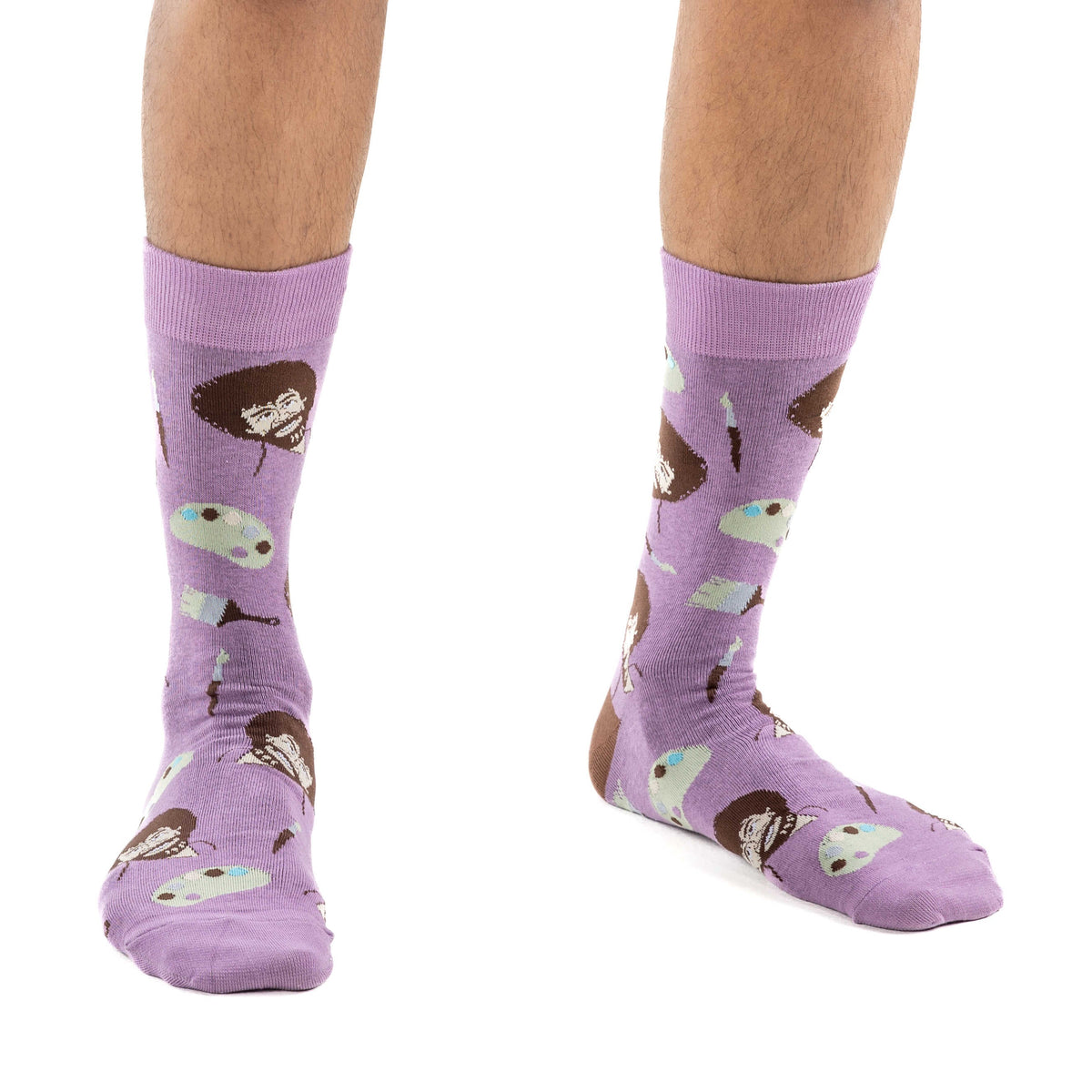 Men's Bob Ross, Paint Board Socks