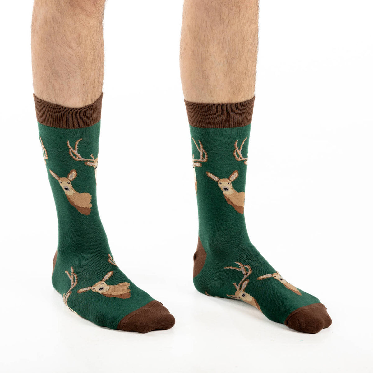 Men's Big & Tall Deer Heads Socks