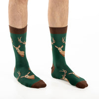 Men's Big & Tall Deer Heads Socks