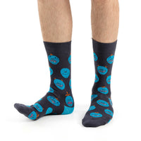 Men's Rick and Morty, Mr. Meeseeks Facial Expressions Socks