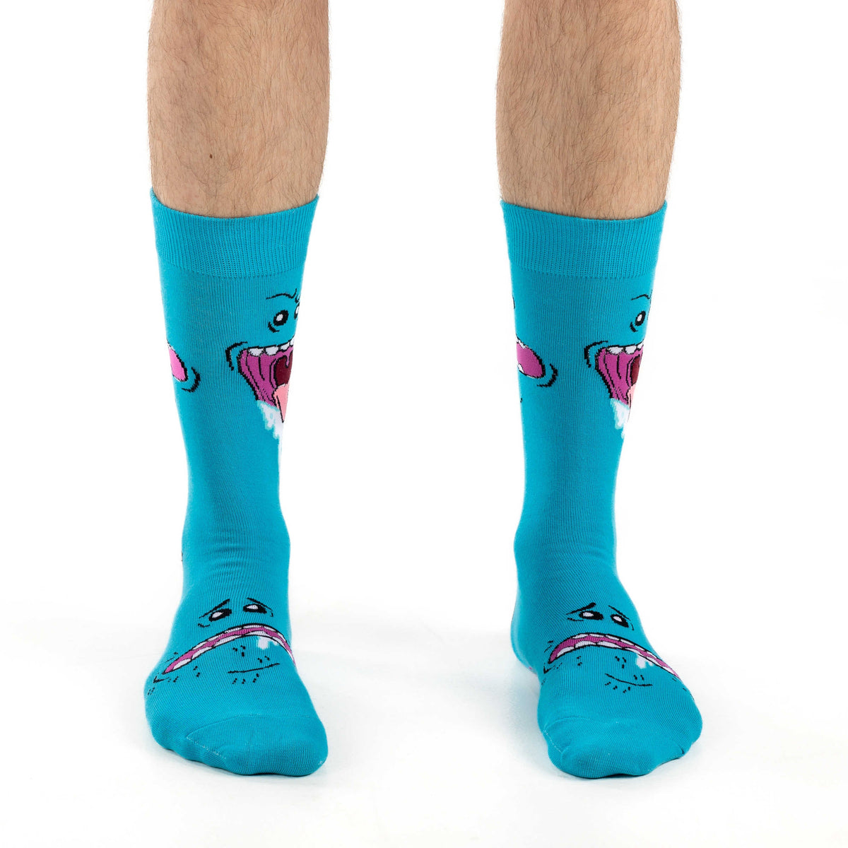 Men's Rick and Morty, Mr. Meeseeks Face Socks