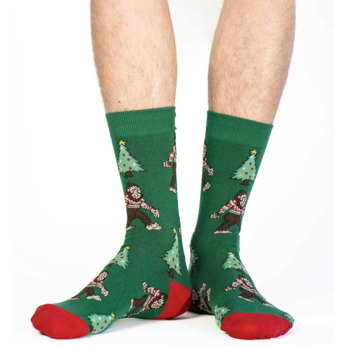 Men's Christmas Bigfoot Socks