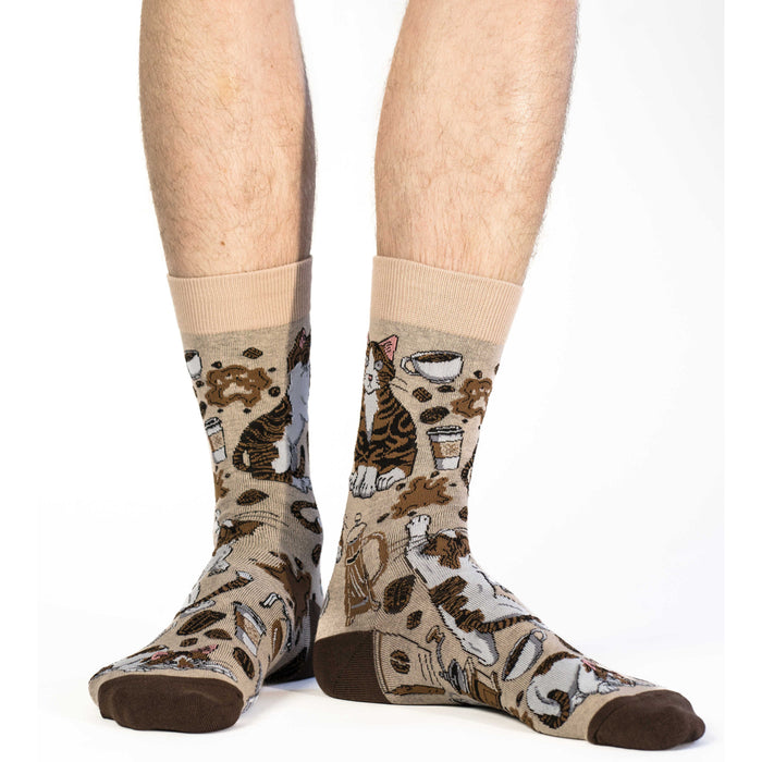 Men's Coffee Cat Socks