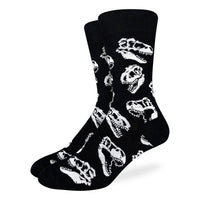 Men's Big & Tall Dinosaur Skulls Socks