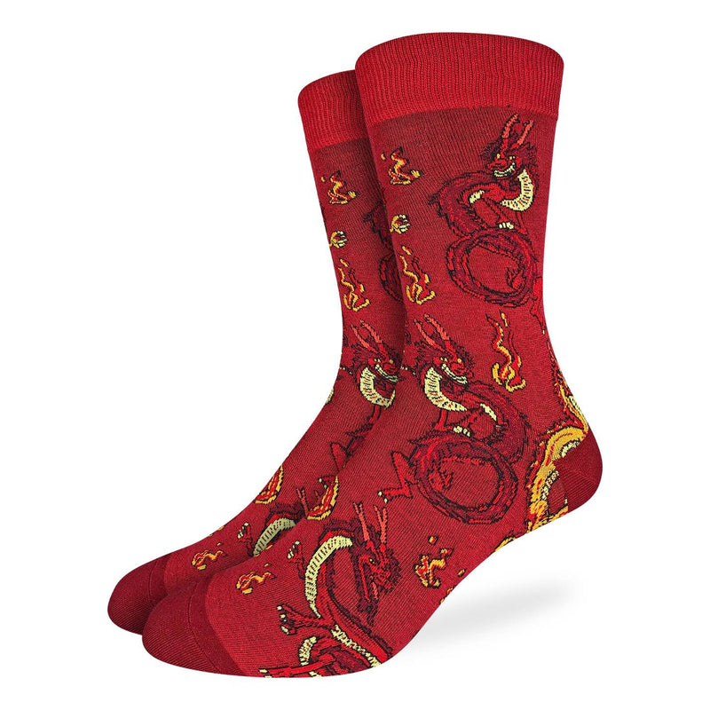 Men's Big & Tall Dragons Socks