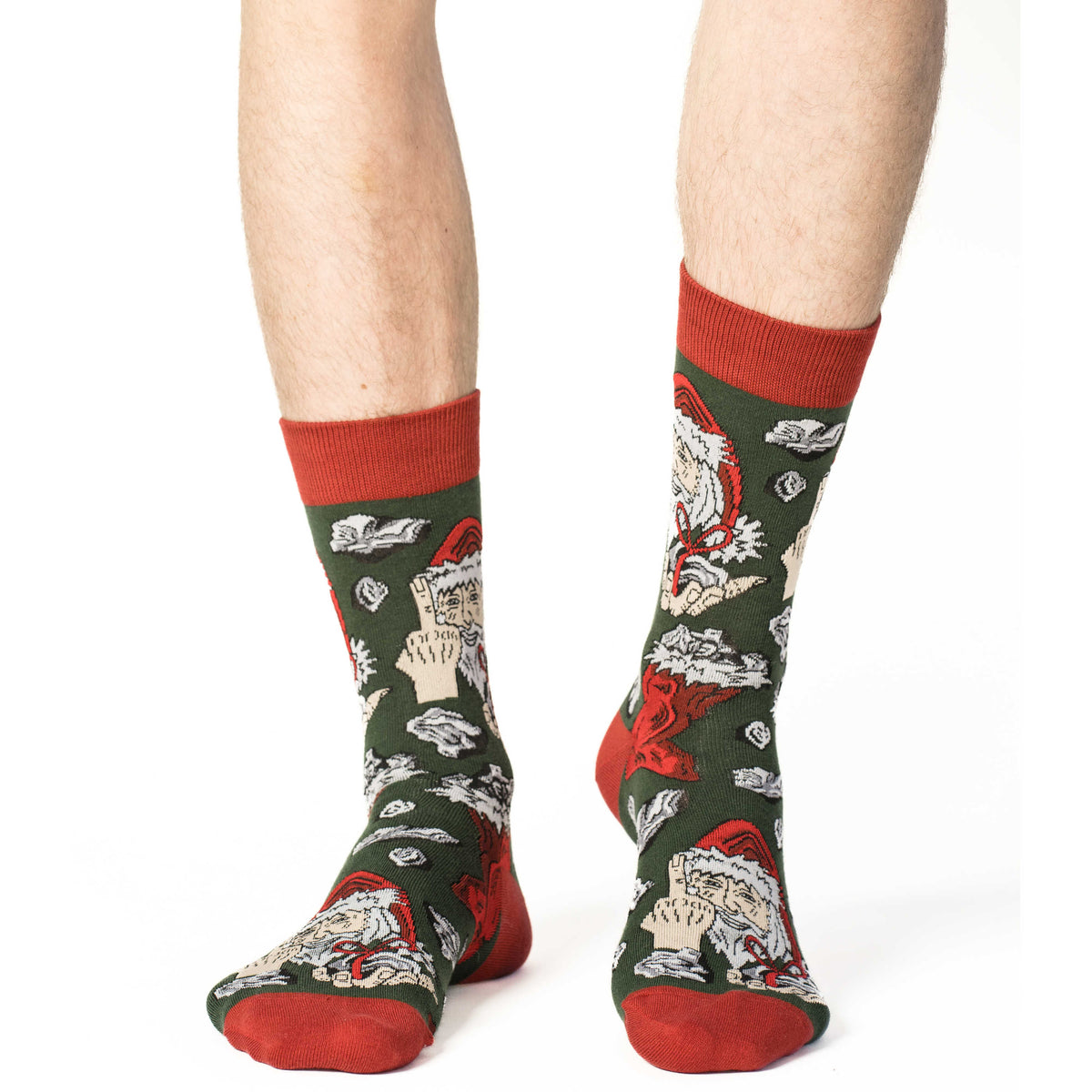 Men's Santa's Naughty List Christmas Socks
