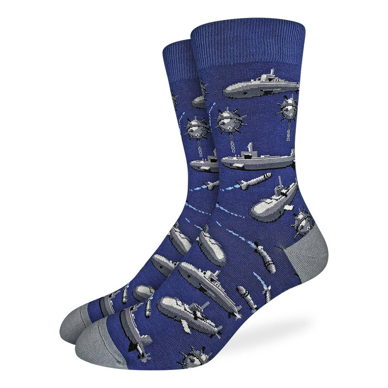 Men's Big & Tall Naval Submarines Socks