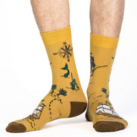 Men's Pirate Ship Socks