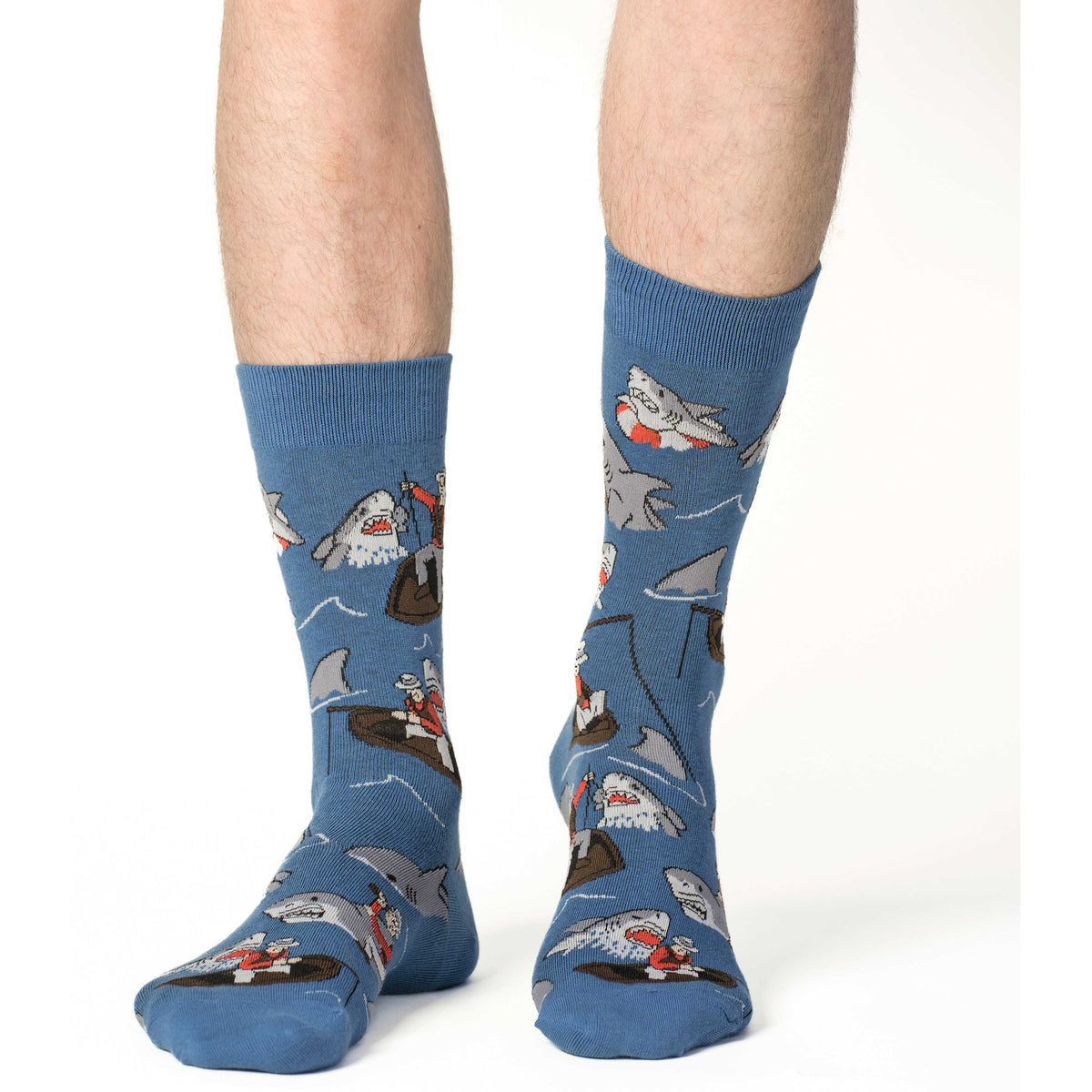 Men's Sharks vs. Fishermen Socks