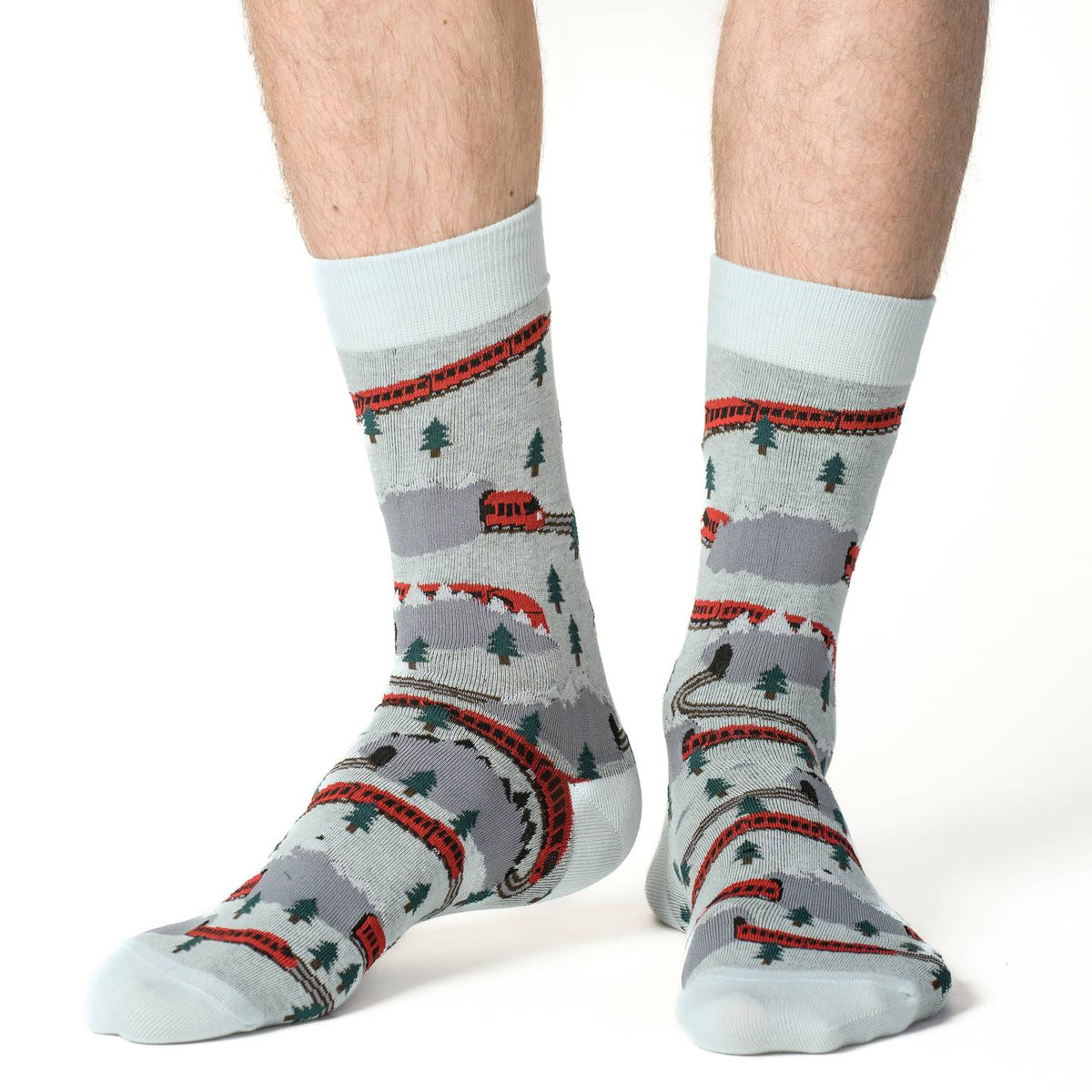 Men's Big & Tall Trains in Motion Socks