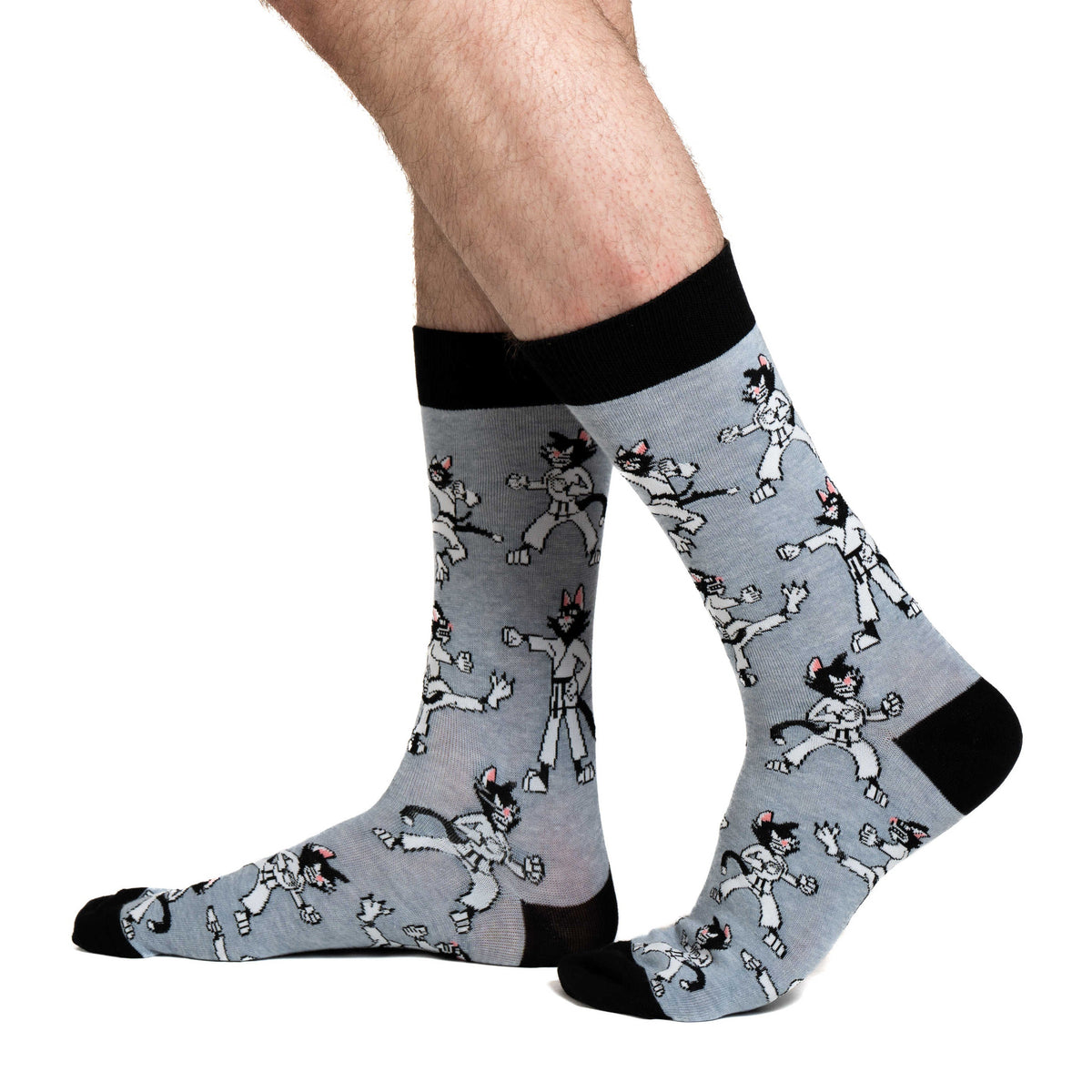 Men's Karate Cats Socks