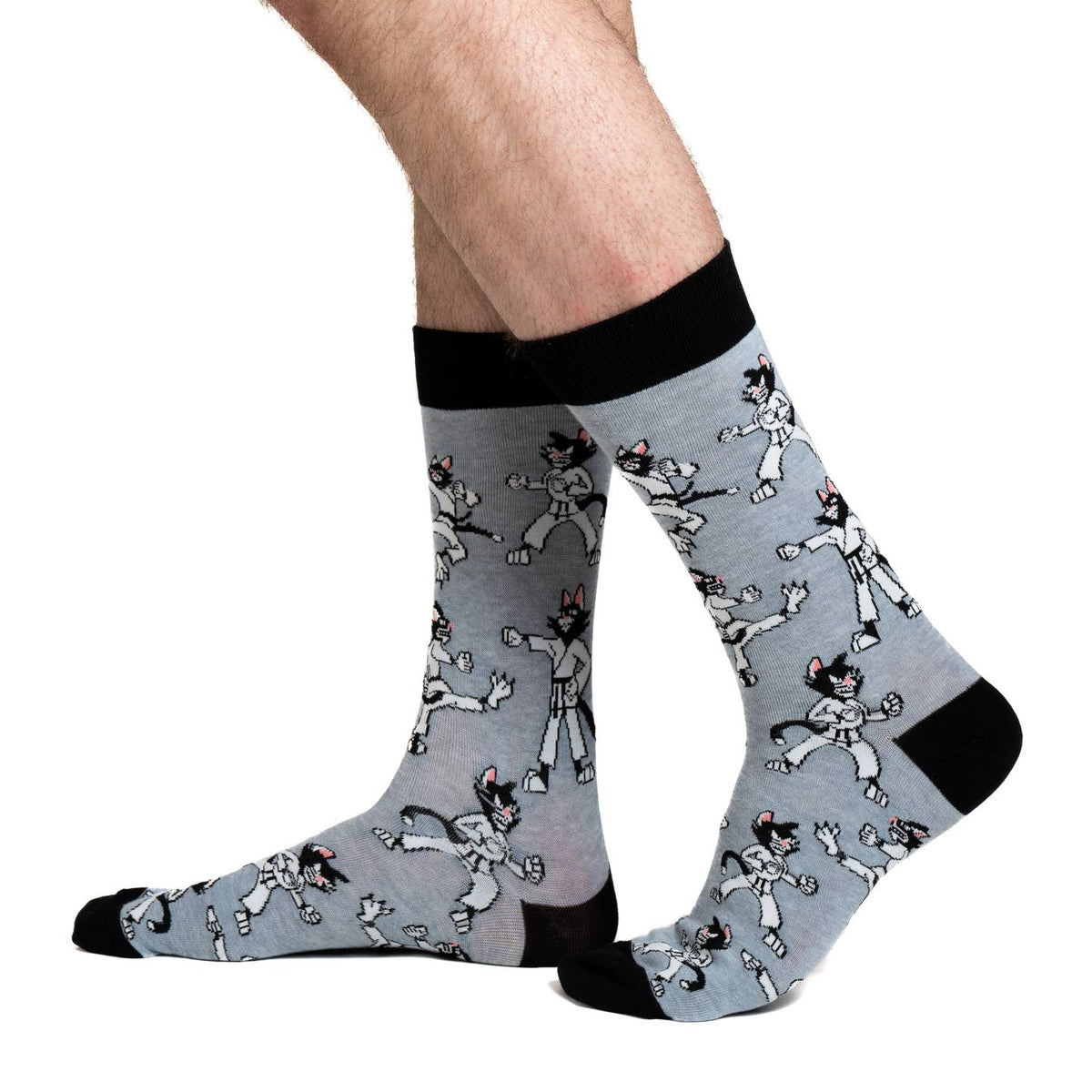 Men's Karate Cats Socks