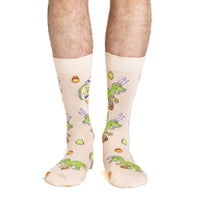 Men's Easter Dinosaur Socks