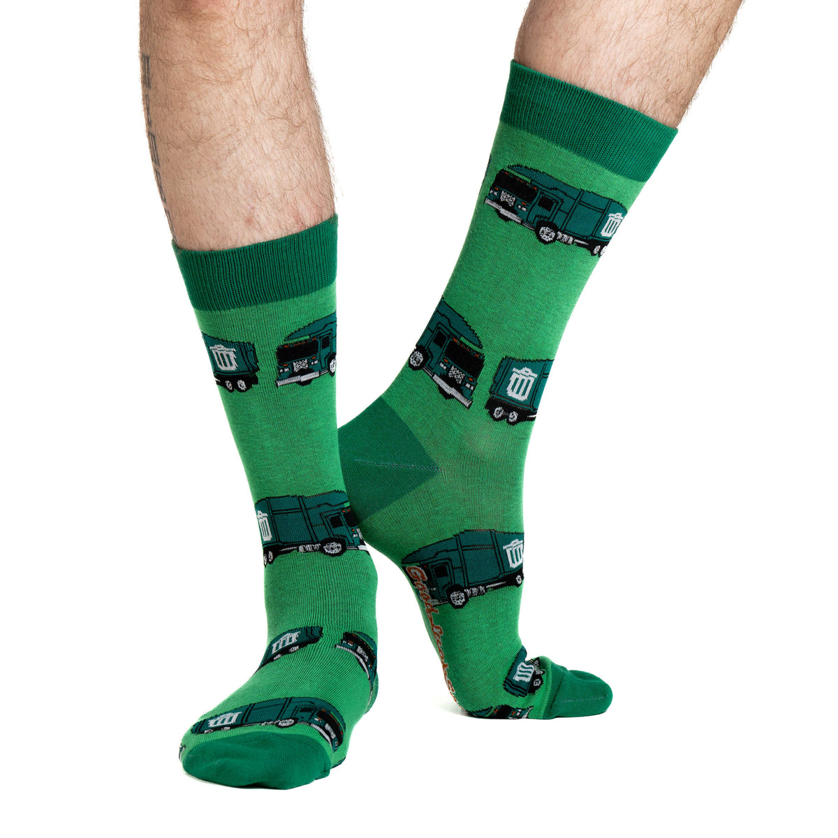 Men's Garbage Trucks Socks