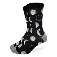 Men's Big & Tall Phases of the Moon Socks